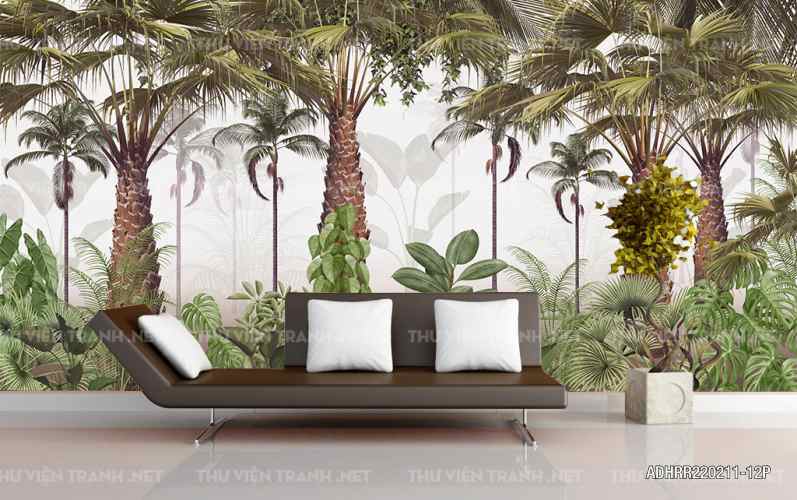 Tranh dán tường rừng rậm nhiệt đới Tropical ADHRR220211-12P - Kết quả tìm kiếm tranh tường